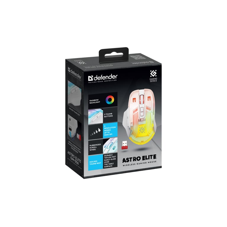 Мишка Defender Astro Elite GM-056 LED Wireless White (52056) - фото 6