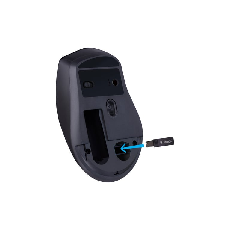 Мишка Defender Effect X MS-095 Wireless Black (52095) - фото 7