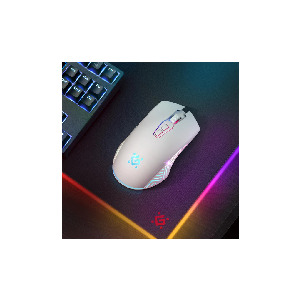 Мишка Defender Pandora GM-502 LED Wireless White (52502) - фото 8 Мишка Defender Pandora GM-502 LED Wireless White (52502) - фото 8