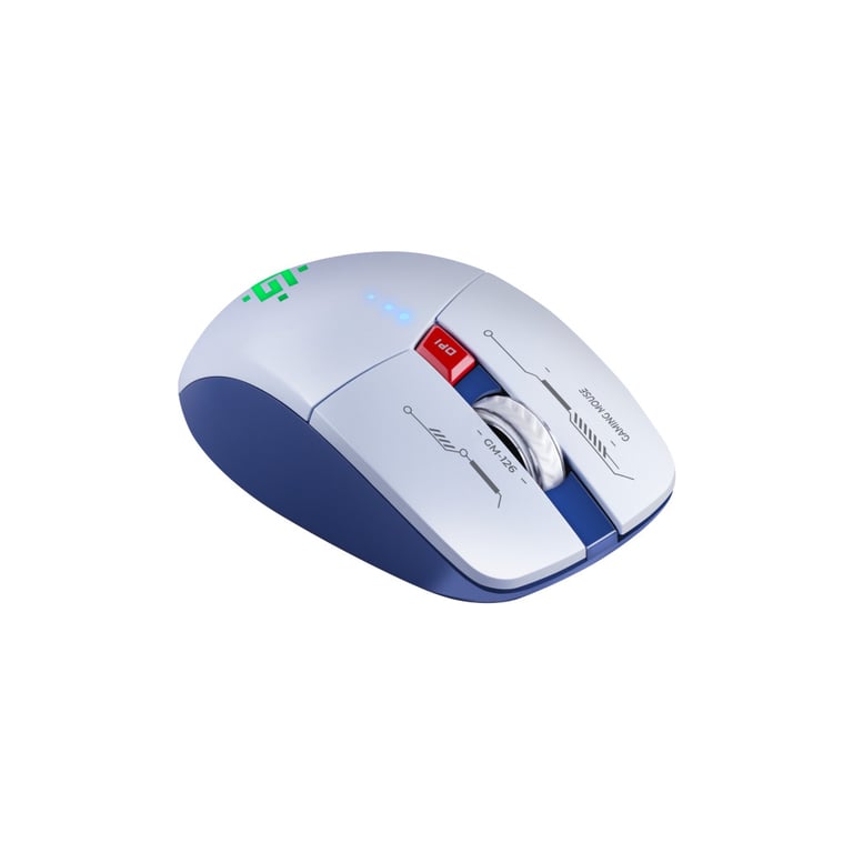 Мишка Defender Tisa GM-126 LED Wireless/Bluetooth White/Blue (52126) - фото 3