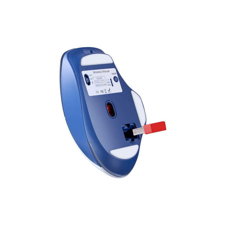 Мишка Defender Tisa GM-126 LED Wireless/Bluetooth White/Blue (52126) - фото 5