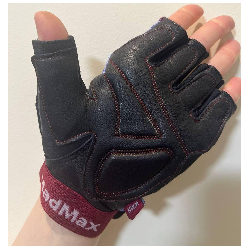 Рукавички для фітнесу MadMax MFG-911 Nine-eleven Black/perpito L (MFG-911-PEP_L) - фото 8 Рукавички для фітнесу MadMax MFG-911 Nine-eleven Black/perpito L (MFG-911-PEP_L) - фото 8