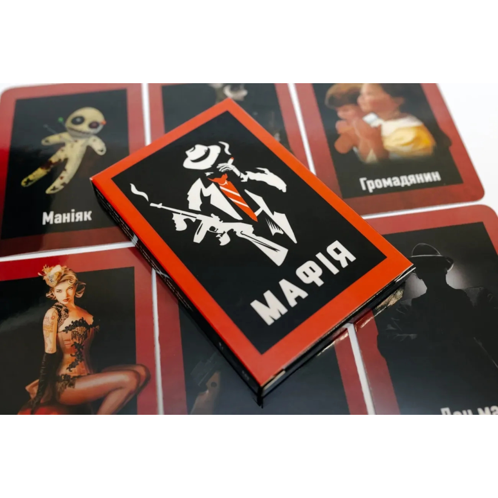 Настільна гра Fun Games Shop Мафія пластикова (укр.) (58263) - фото 2 Настільна гра Fun Games Shop Мафія пластикова (укр.) (58263) - фото 2