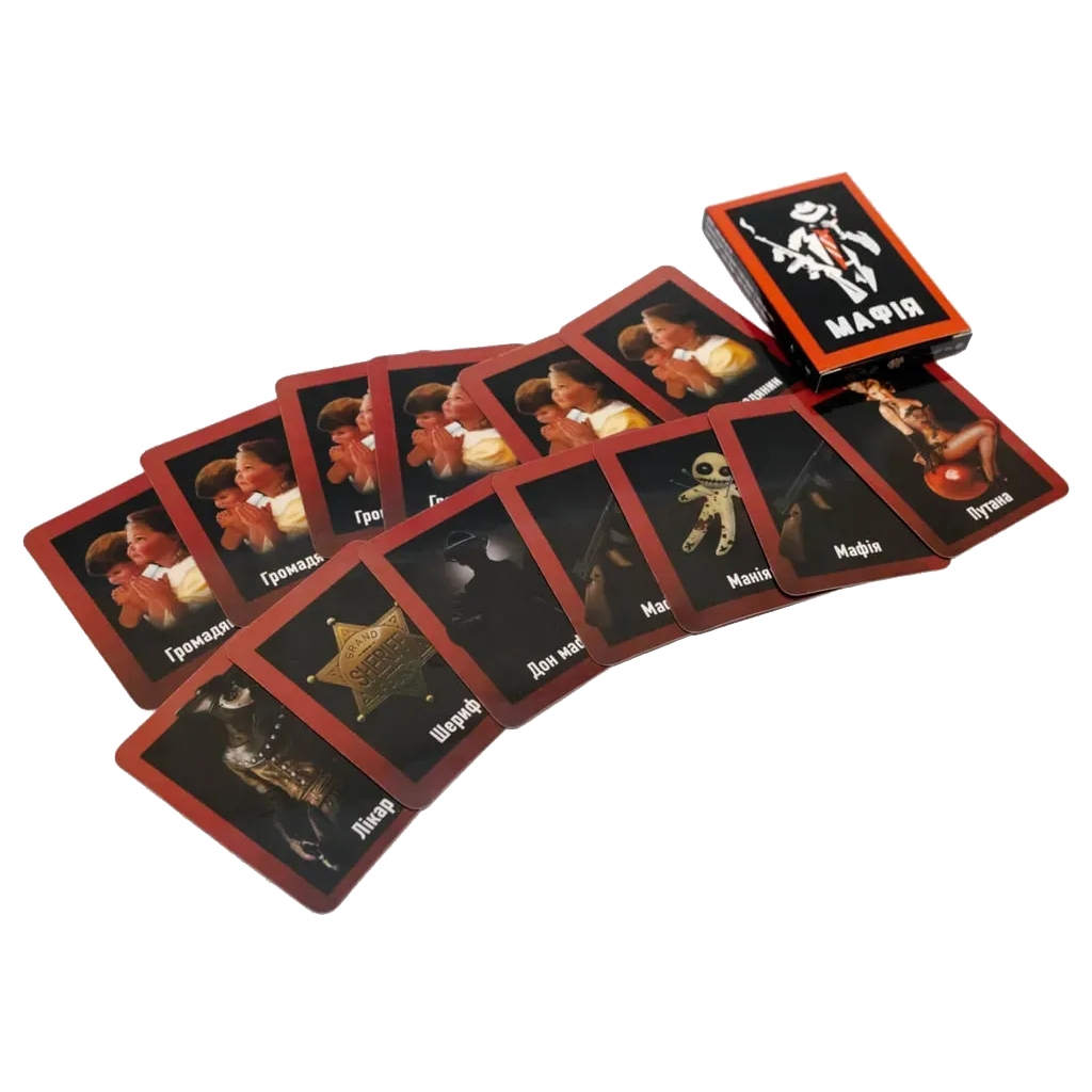 Настільна гра Fun Games Shop Мафія пластикова (укр.) (58263) - фото 5 Настільна гра Fun Games Shop Мафія пластикова (укр.) (58263) - фото 5
