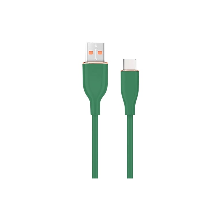 Дата кабель USB 2.0 AM to USB-C 1.5m 2.1A Cablexpert (CC-USB2S-AMCM-1.5M-G) - фото 1