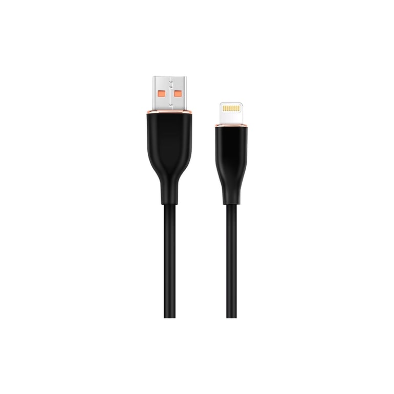 Дата кабель USB 2.0 AM to Lightning 1.5m 2.1A Cablexpert (CC-USB2S-AM8PM-1.5M-BK) - фото 1