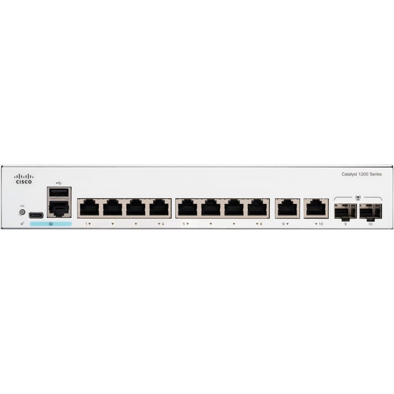 Комутатор мережевий Cisco C1200-8T-E-2G - фото 2