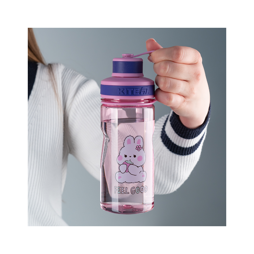 Поїльник-непроливайка Kite Feel Good, 500 мл, лілова (K25-397-2) - фото 6 Поїльник-непроливайка Kite Feel Good, 500 мл, лілова (K25-397-2) - фото 6
