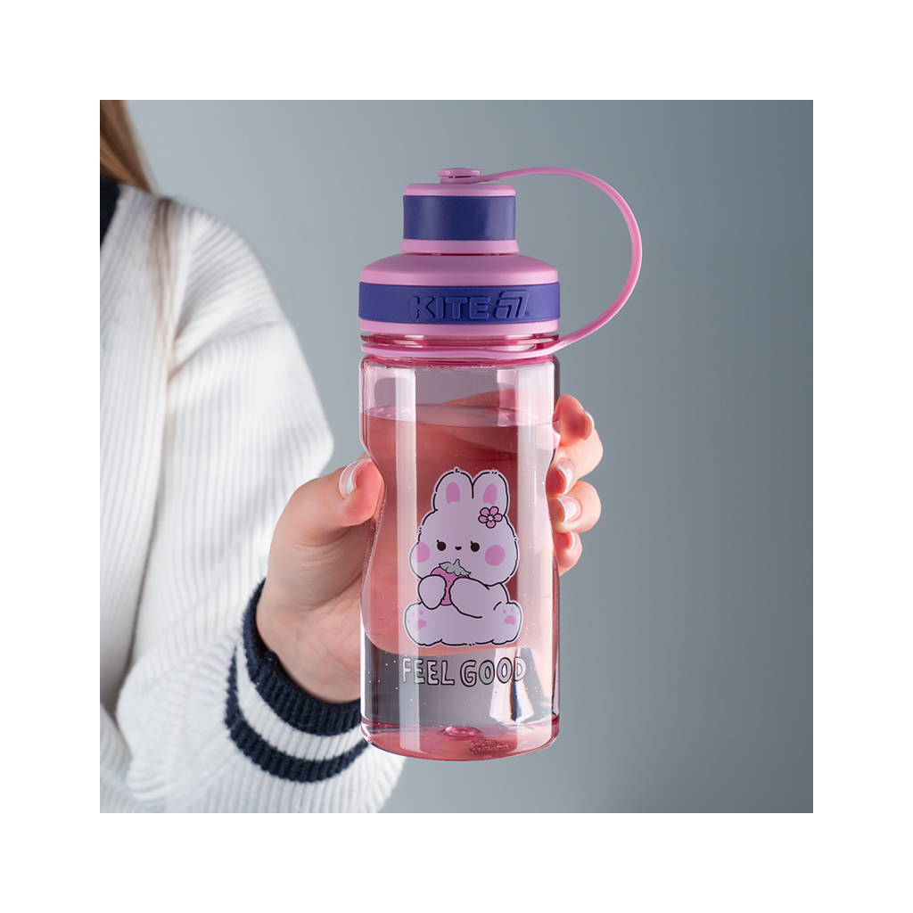 Поїльник-непроливайка Kite Feel Good, 500 мл, лілова (K25-397-2) - фото 7 Поїльник-непроливайка Kite Feel Good, 500 мл, лілова (K25-397-2) - фото 7