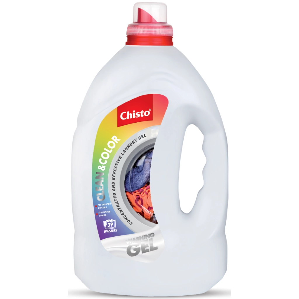 Гель для прання Chisto Clean & Color 1.95 л (4820204702397) - фото 1 Гель для прання Chisto Clean & Color 1.95 л (4820204702397) - фото 1