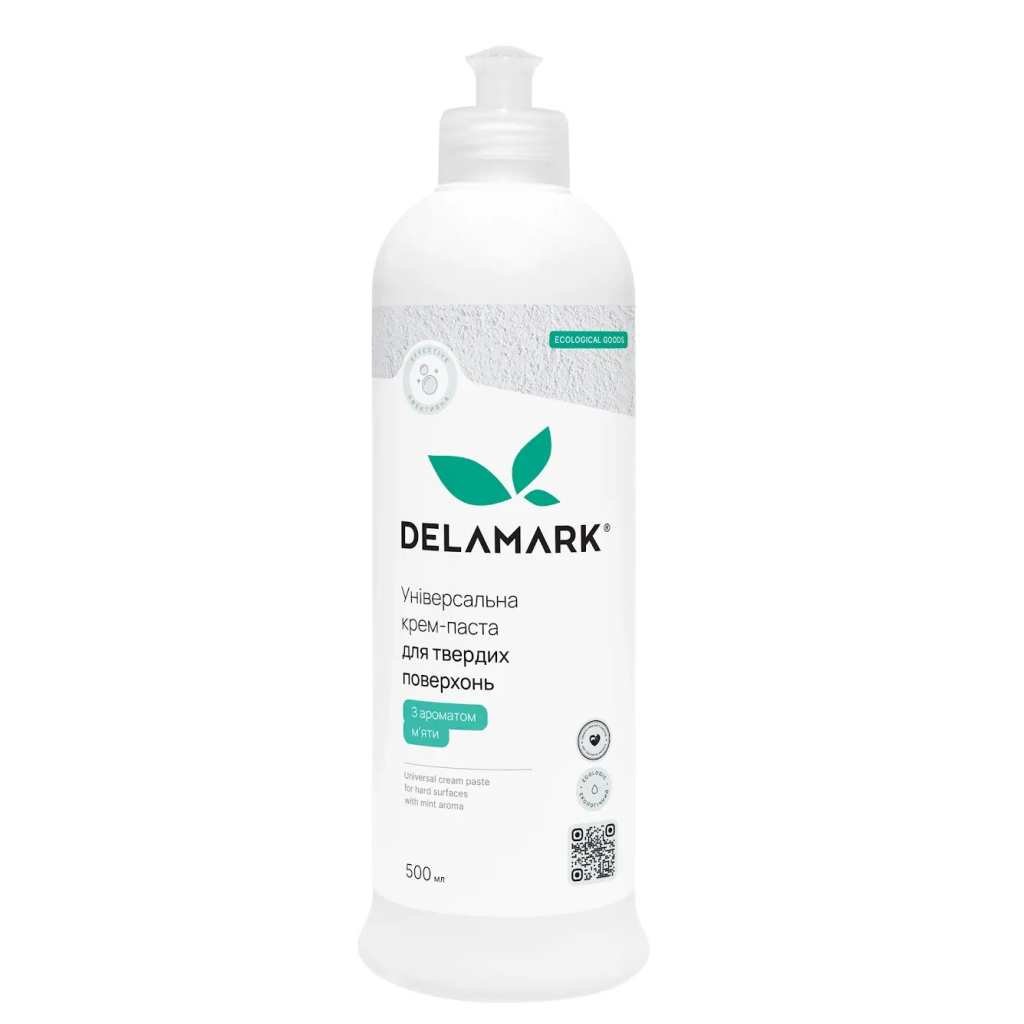 Крем для чищення кухні DeLaMark З ароматом м'яти 500 мл (4820152333858) - фото 1 Крем для чищення кухні DeLaMark З ароматом м'яти 500 мл (4820152333858) - фото 1