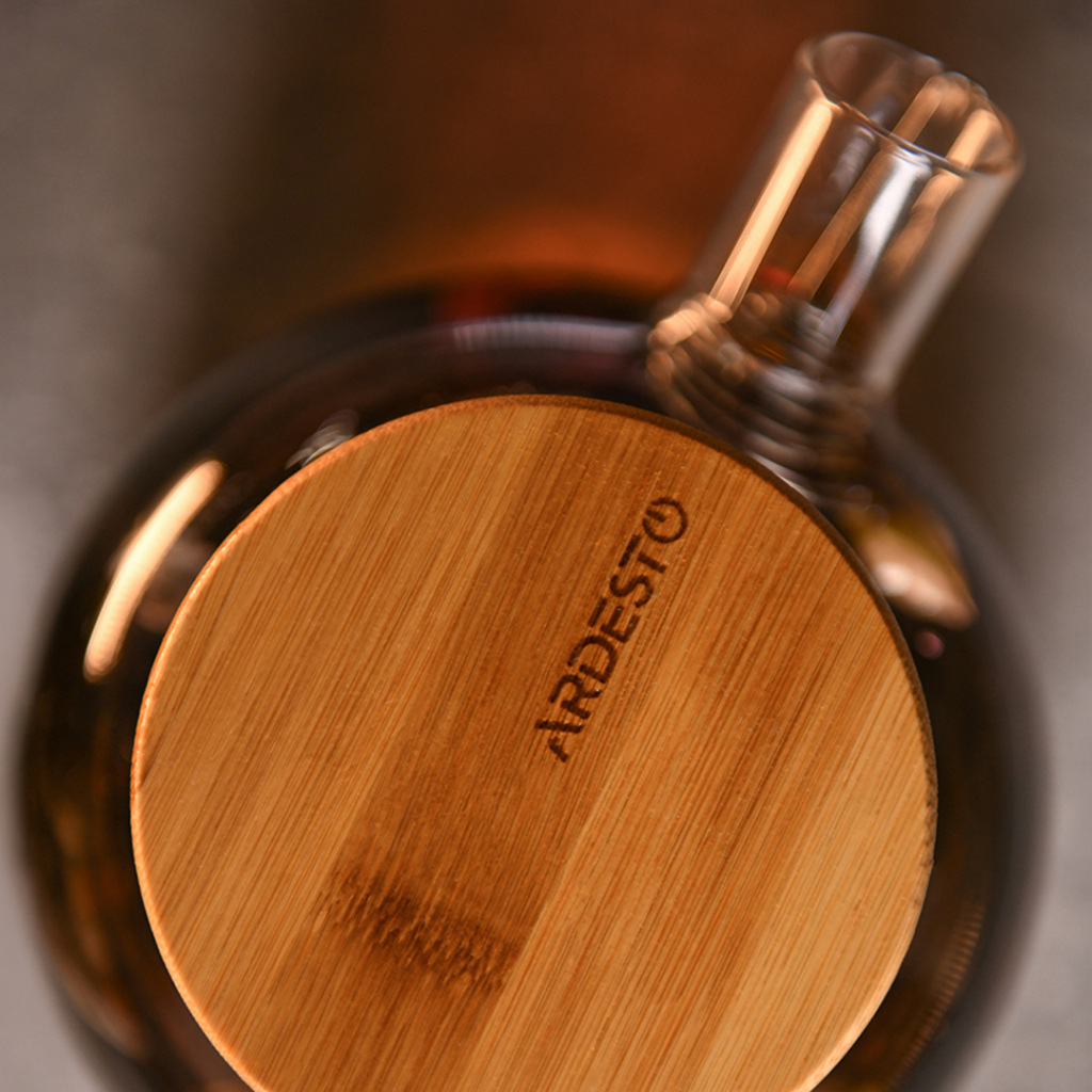 Заварник Ardesto Gemini боросилікатне скло бамбук прозорий 1000мл (AR3010GBM) - фото 12 Заварник Ardesto Gemini боросилікатне скло бамбук прозорий 1000мл (AR3010GBM) - фото 12