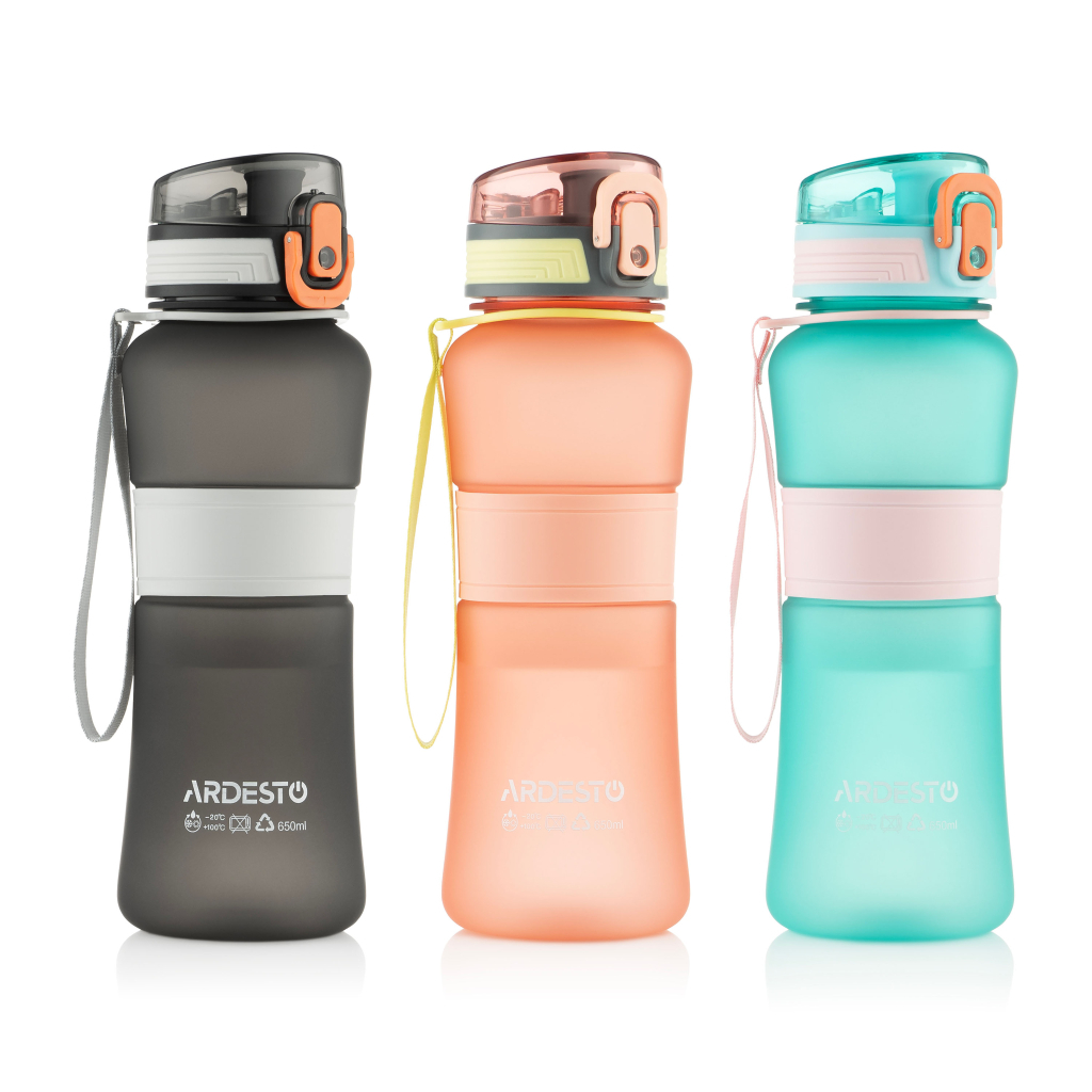 Пляшка для води Ardesto Balance 650мл червоний (AR2265BR) - фото 7 Пляшка для води Ardesto Balance 650мл червоний (AR2265BR) - фото 7