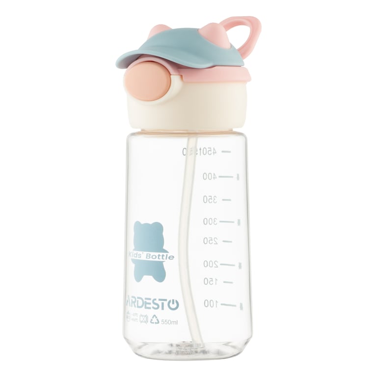 Пляшка для води Ardesto Bear 550мл рожевий (AR2255BB)