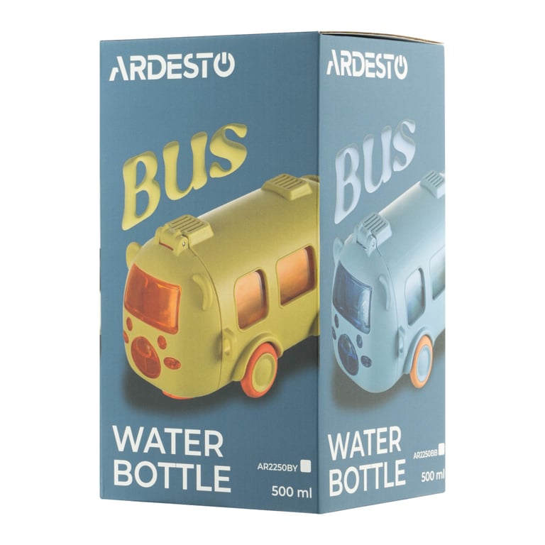 Пляшка для води Ardesto Bear Bus 500мл жовтий (AR2250BY) - фото 9