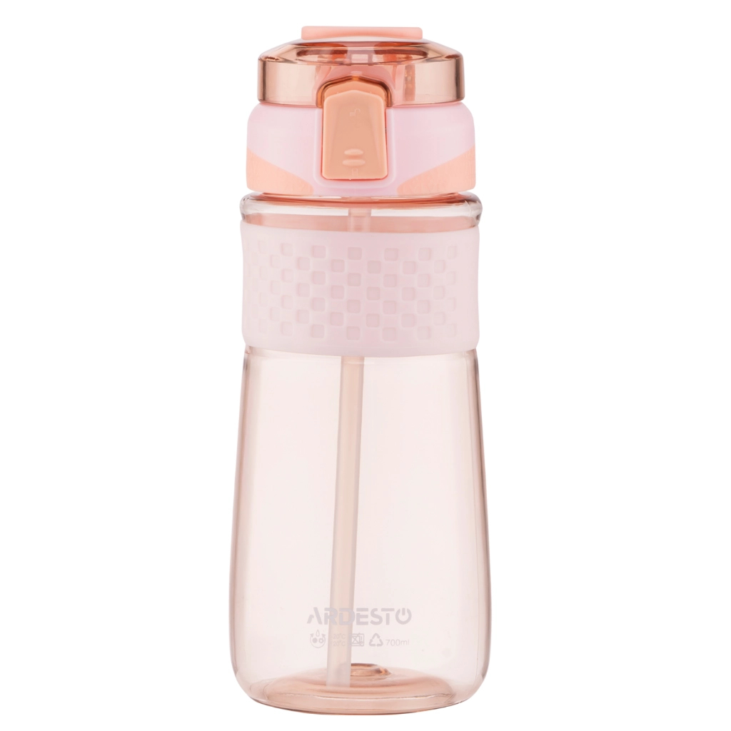 Пляшка для води Ardesto Energy 700мл рожевий (AR2270PP) - фото 2 Пляшка для води Ardesto Energy 700мл рожевий (AR2270PP) - фото 2