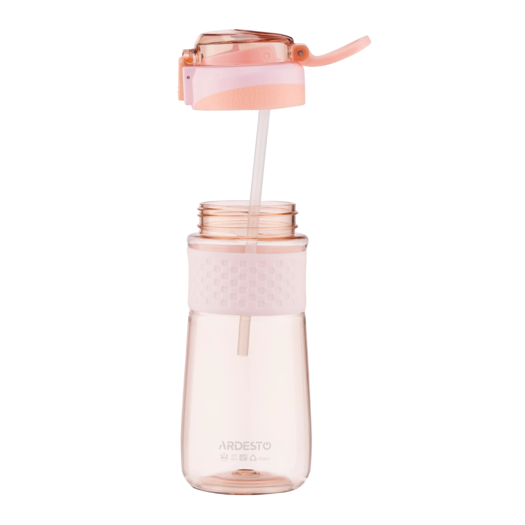 Пляшка для води Ardesto Energy 700мл рожевий (AR2270PP) - фото 3 Пляшка для води Ardesto Energy 700мл рожевий (AR2270PP) - фото 3