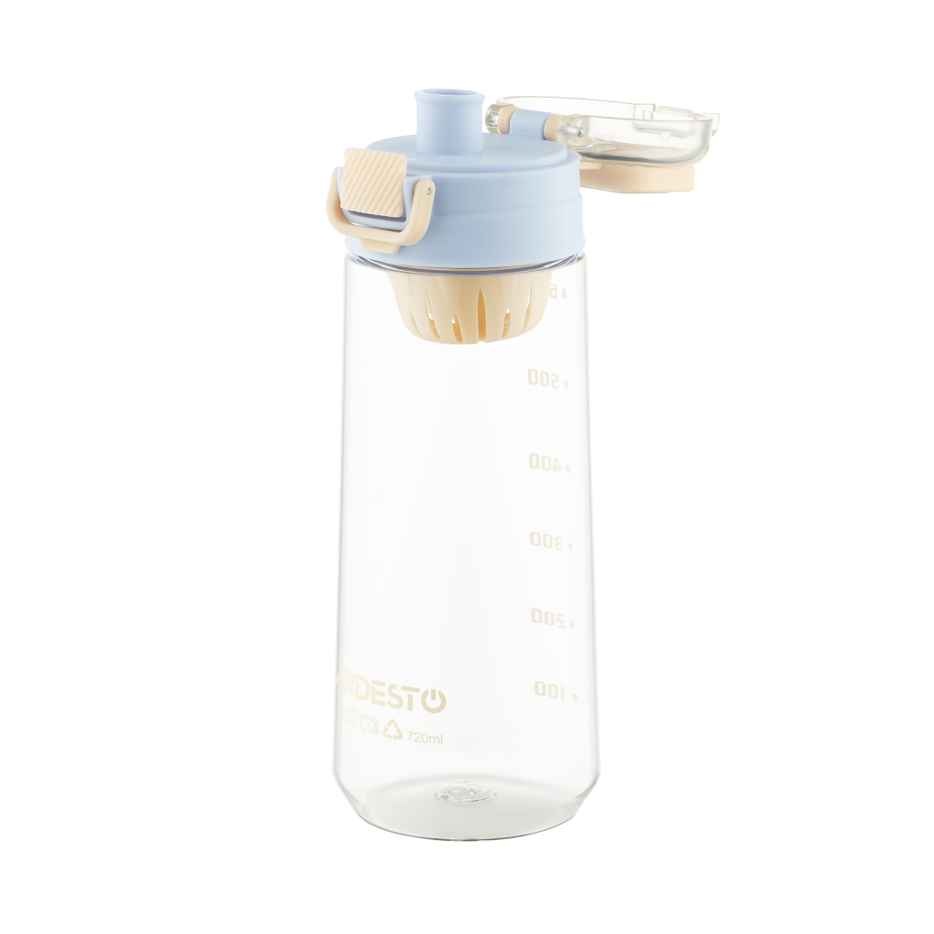 Пляшка для води Ardesto Duo 720мл блакитний, бежевий (AR2272DV) - фото 5 Пляшка для води Ardesto Duo 720мл блакитний, бежевий (AR2272DV) - фото 5