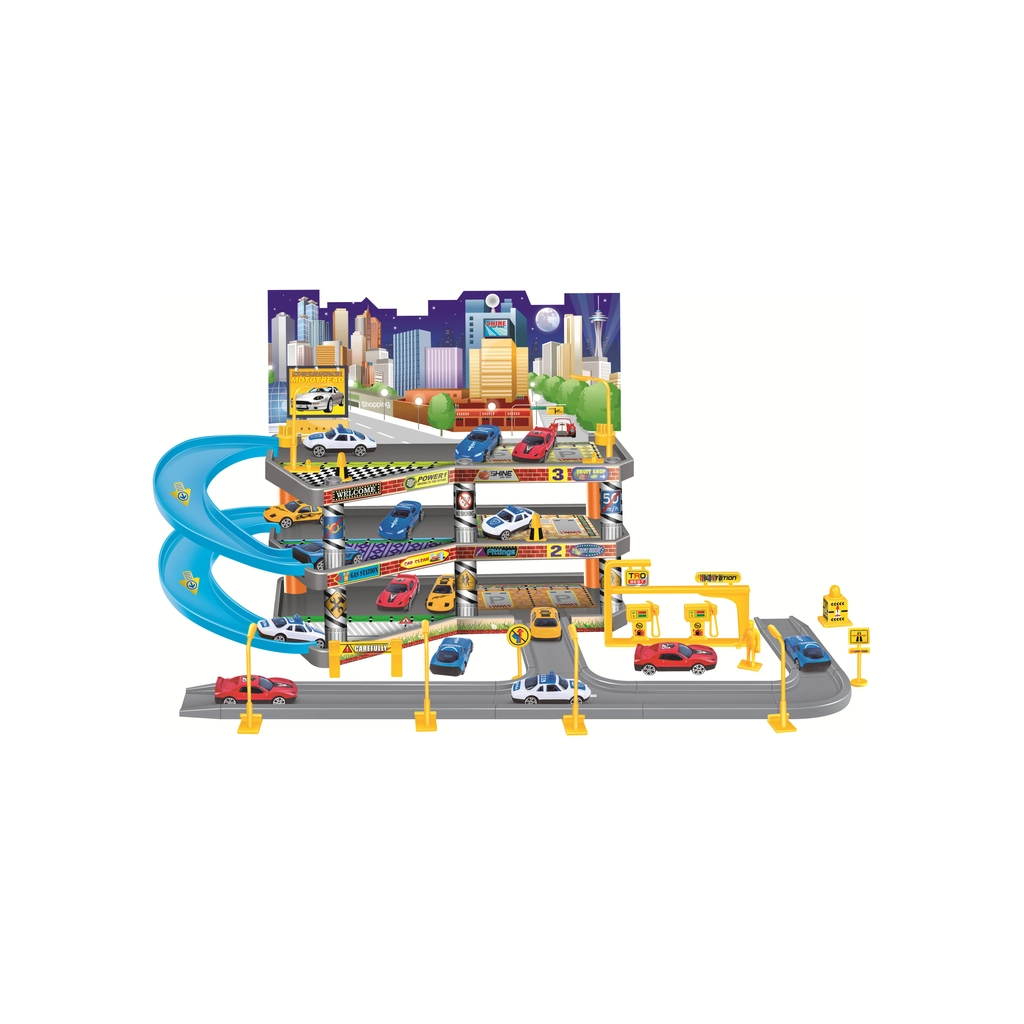 Ігровий набір Playset складний паркінг в комплекті з 4 машинками GARAGE (3858894672479) - фото 2 Ігровий набір Playset складний паркінг в комплекті з 4 машинками GARAGE (3858894672479) - фото 2