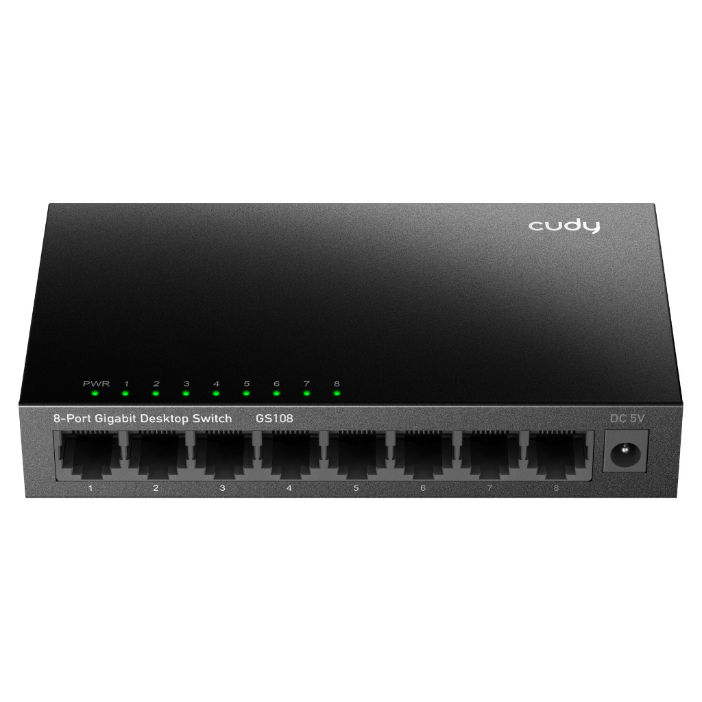Комутатор мережевий Cudy GS108 - фото 2 Комутатор мережевий Cudy GS108 - фото 2