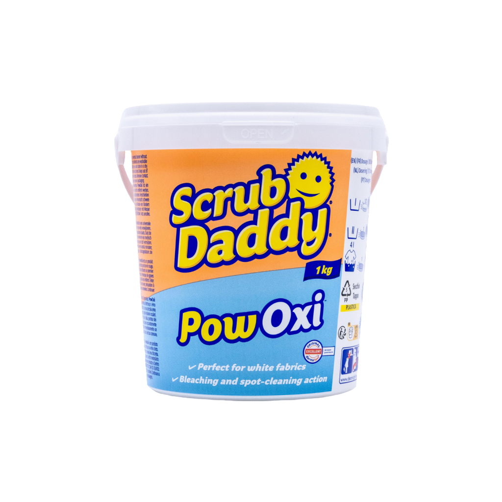 Засіб для видалення плям Scrub Daddy Power Oxi White Для білих тканин 1 кг (5060481024846) - фото 1 Засіб для видалення плям Scrub Daddy Power Oxi White Для білих тканин 1 кг (5060481024846) - фото 1