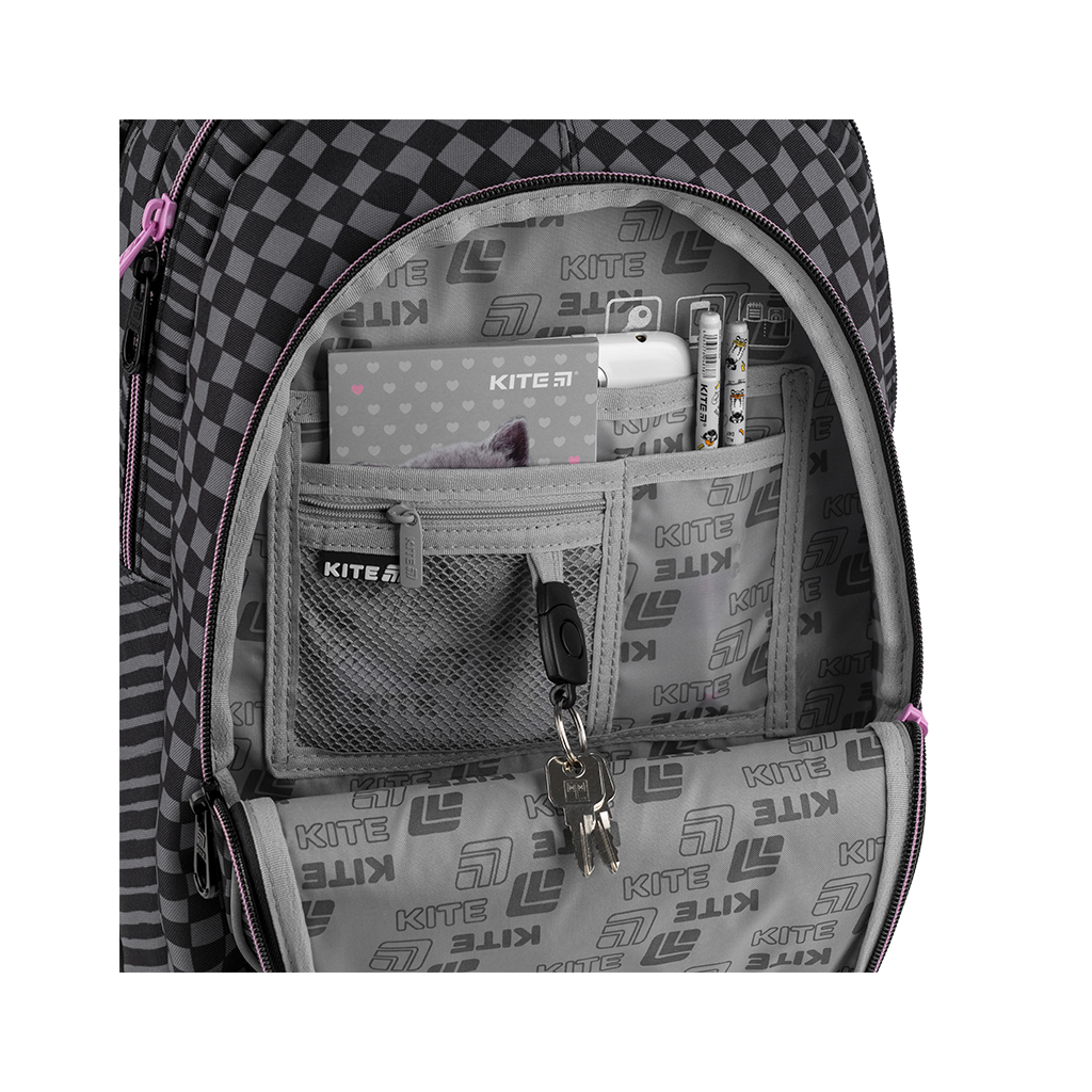 Рюкзак шкільний Kite Education teens 8001L-2 (K25-8001L-2) - фото 11 Рюкзак шкільний Kite Education teens 8001L-2 (K25-8001L-2) - фото 11