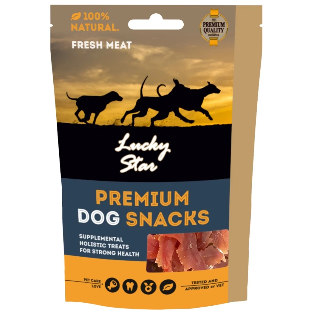 Ласощі для собак Lucky Star м%27яке качине в%27ялене м%27ясо 11 см 85 г (4820111434138/4820281500022) Ласощі для собак Lucky Star м%27яке качине в%27ялене м%27ясо 11 см 85 г (4820111434138/4820281500022)