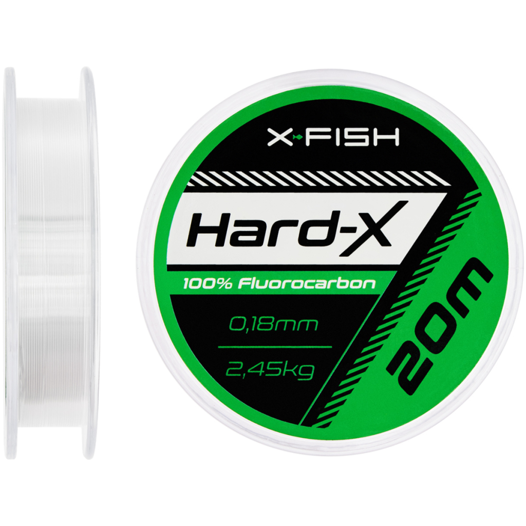 Флюорокарбон X-Fish Hard-X 20m (clear) 0.18mm 2.45kg (1917.03.81) - фото 1