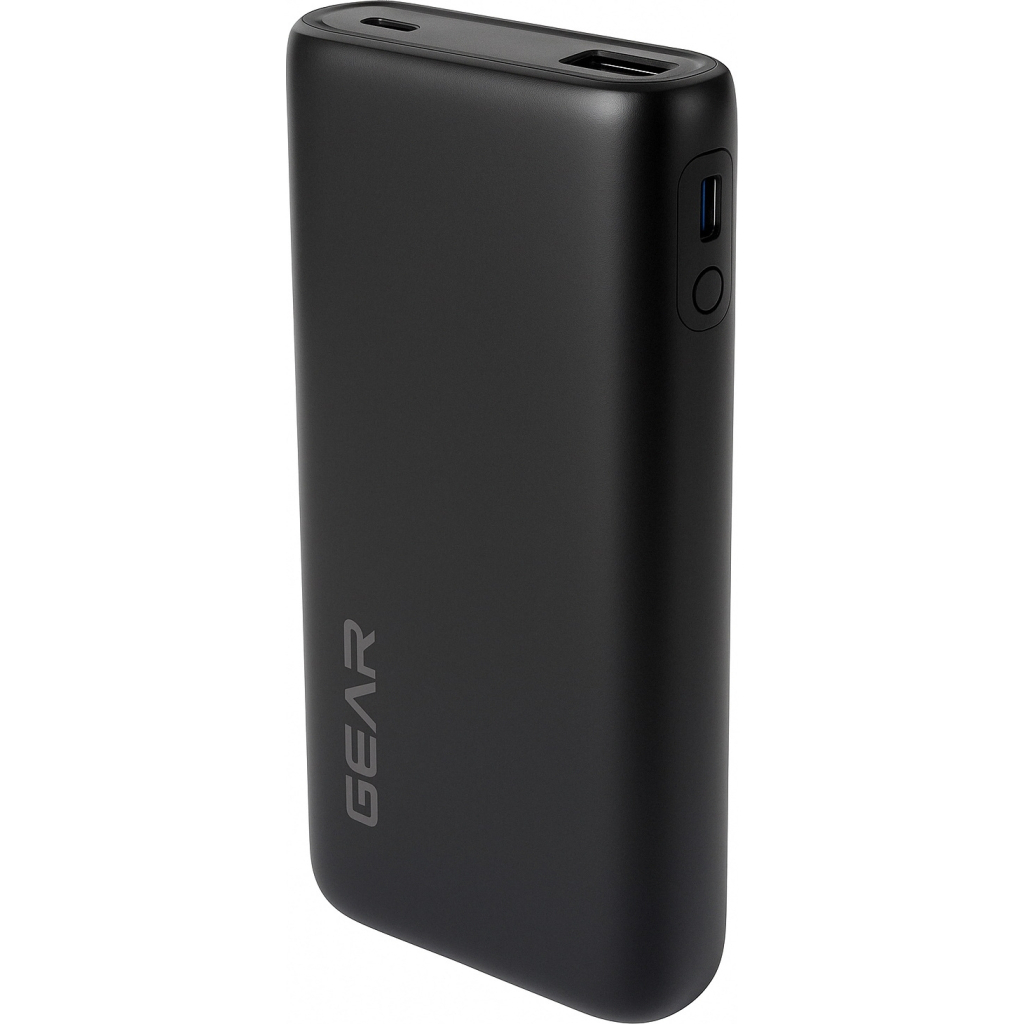 Батарея універсальна GEAR 20000mAh, PD/22.5W, black (WP952P) - фото 1