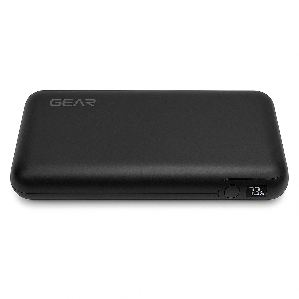 Батарея універсальна GEAR 20000mAh, PD/70W, black (DL203C) - фото 2 Батарея універсальна GEAR 20000mAh, PD/70W, black (DL203C) - фото 2