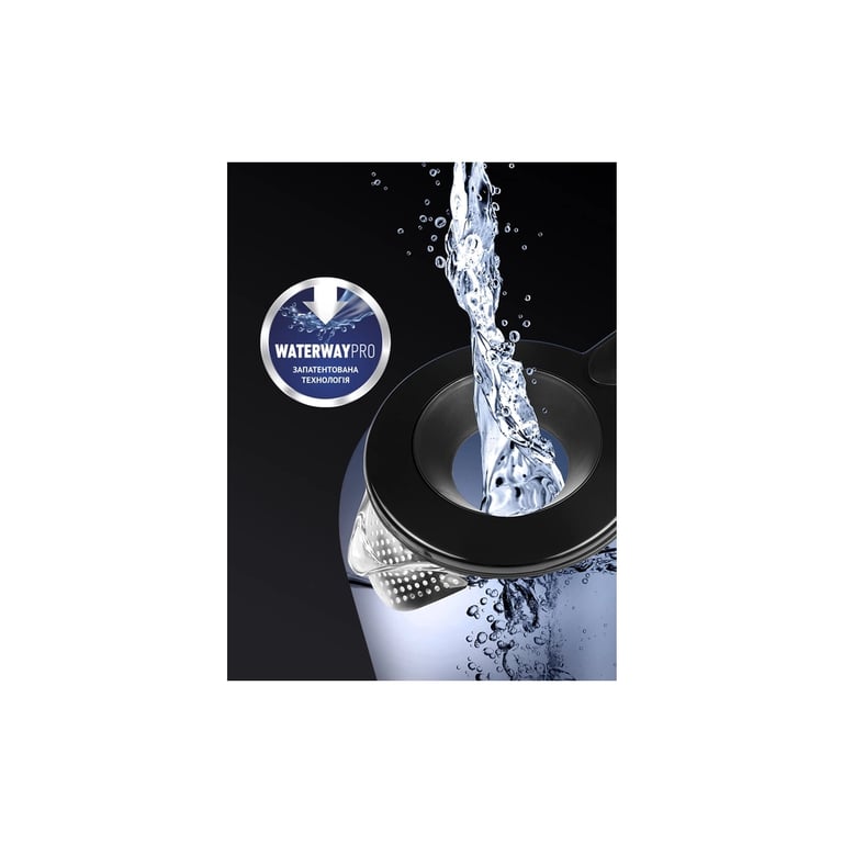 Електрочайник Polaris PWK 17103CGL Water Way Pro Чорний - фото 6