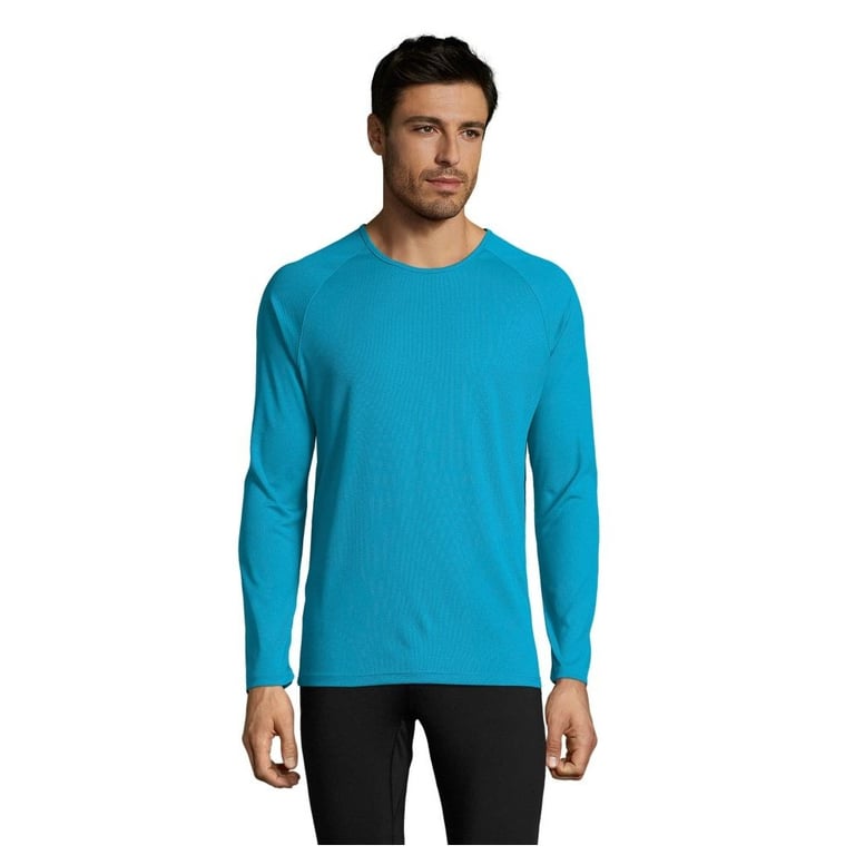 Лонгслів Sol's Sporty LSL men морський XL (02071321XL) - фото 1