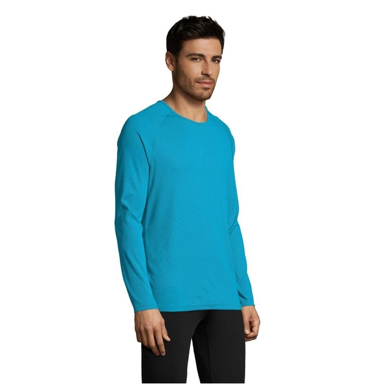 Лонгслів Sol's Sporty LSL men морський XL (02071321XL) - фото 3