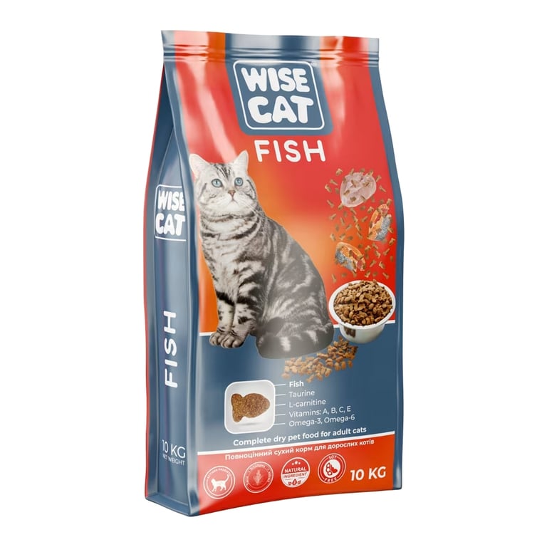 Сухий корм для кішок Wise Cat Fish 400 г (4820111141739) - фото 1