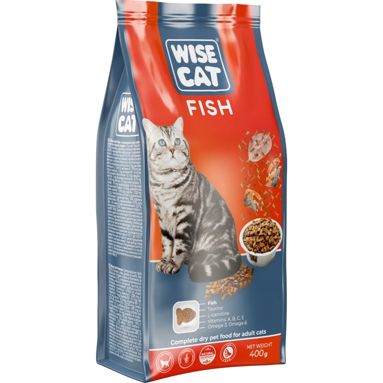 Сухий корм для кішок Wise Cat Fish 400 г (4820111141739) - фото 2
