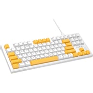 Клавіатура Aula F3032 keycaps plus 21 Yellow keys KRGD Red USB UA White (6948391204680) - фото 1