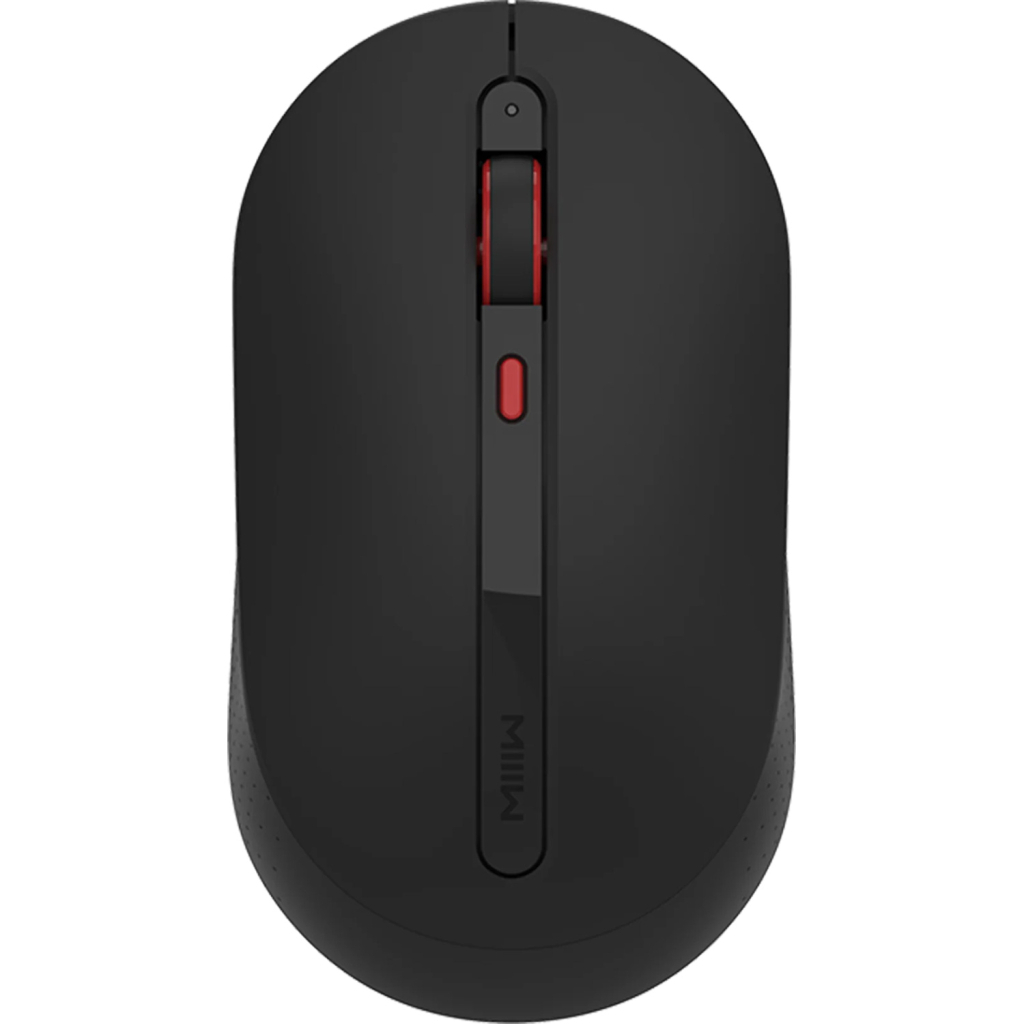 Мишка Xiaomi Miiiw Mute Wireless Black (MWMM01 Black) - фото 1