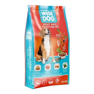 Сухий корм для собак Wise Dog With meat and vegetables 500 г (4820111141678) - фото 1