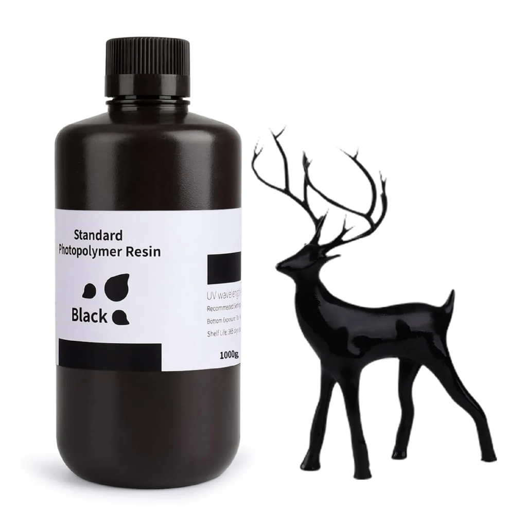 Фотополімерна смола ELEGOO Resin, Standard 1кг, black (50.103.0091) - фото 1