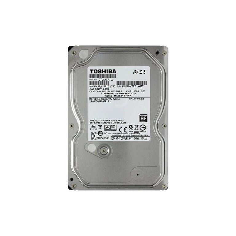 Жорсткий диск 3.5″ 1TB Toshiba (# DT01ACA100 #)