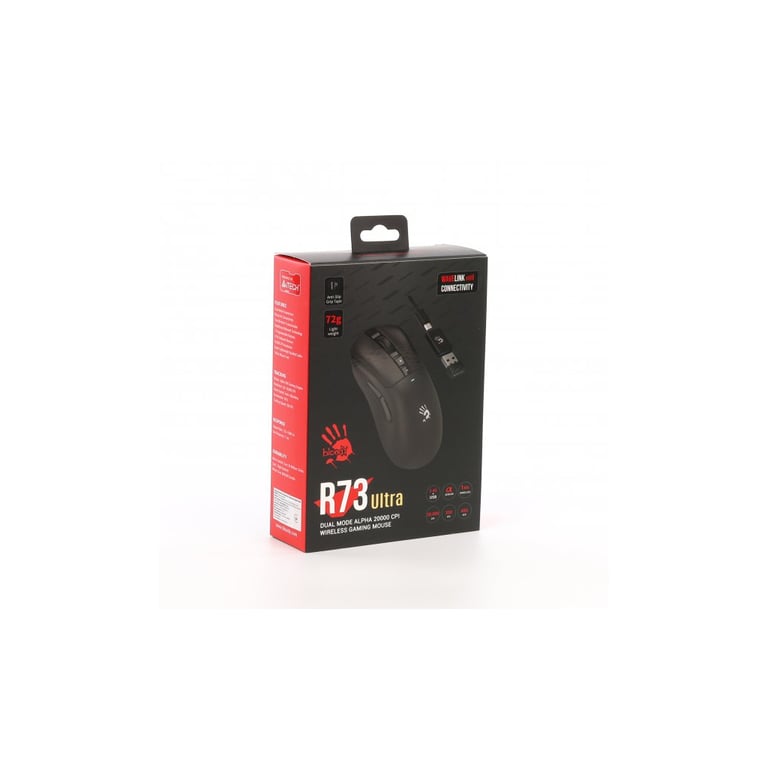 Мишка A4Tech Bloody R73 Ultra Wireless Black (4711421002349) - фото 4