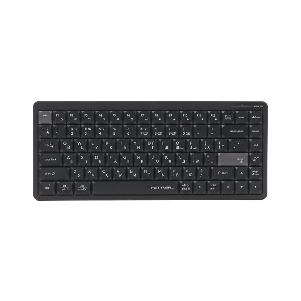 Клавіатура A4Tech FBX53C Wireless/Bluetooth UA Black (4711421001908) - фото 1 Клавіатура A4Tech FBX53C Wireless/Bluetooth UA Black (4711421001908) - фото 1