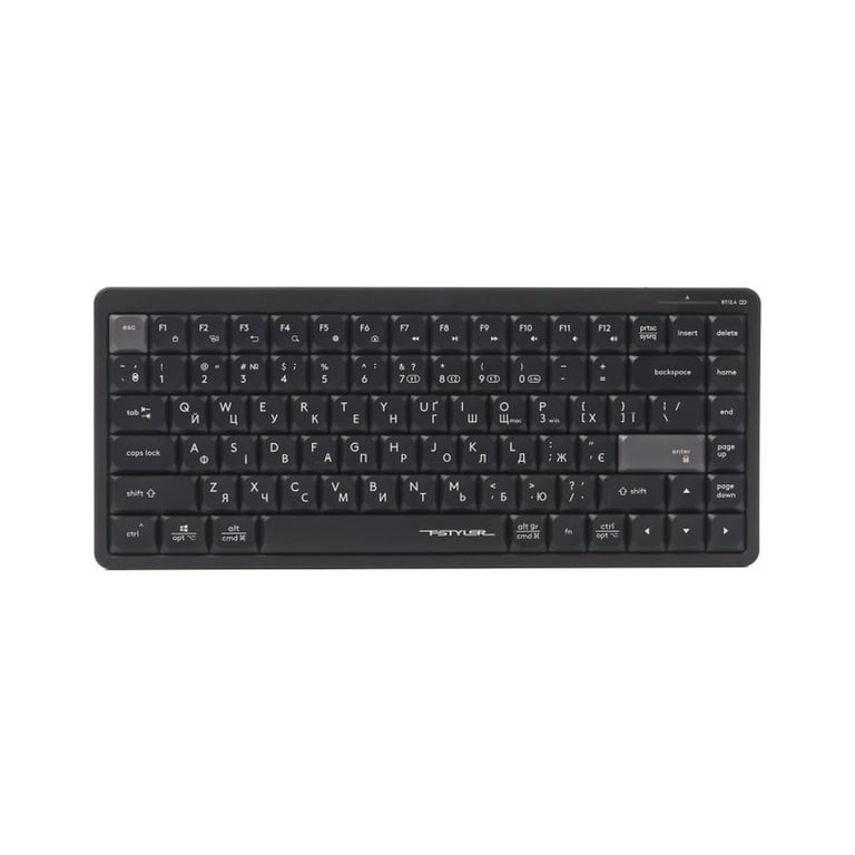Клавіатура A4Tech FBX53C Wireless/Bluetooth UA Black (4711421001908) - фото 1