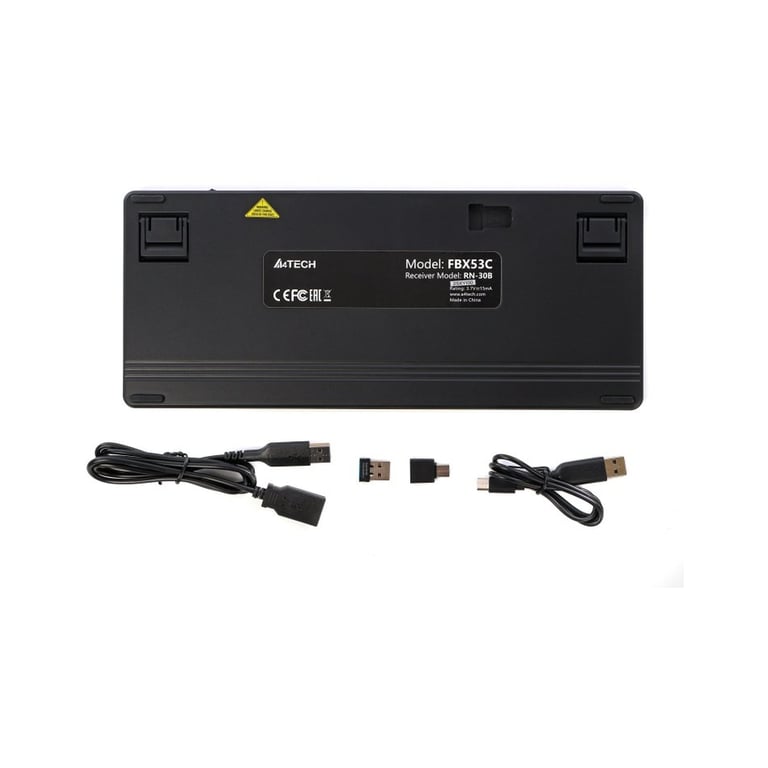 Клавіатура A4Tech FBX53C Wireless/Bluetooth UA Black (4711421001908) - фото 11