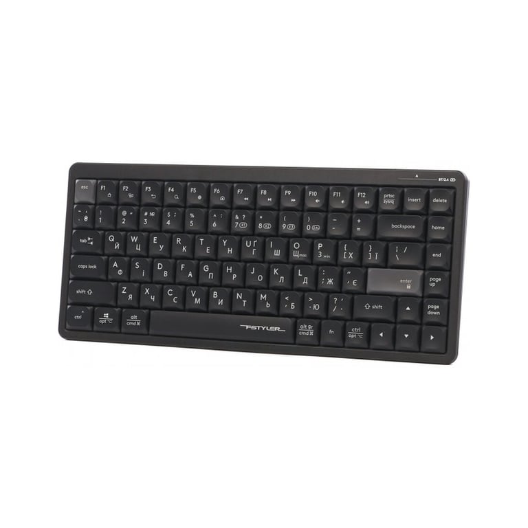 Клавіатура A4Tech FBX53C Wireless/Bluetooth UA Black (4711421001908) - фото 2