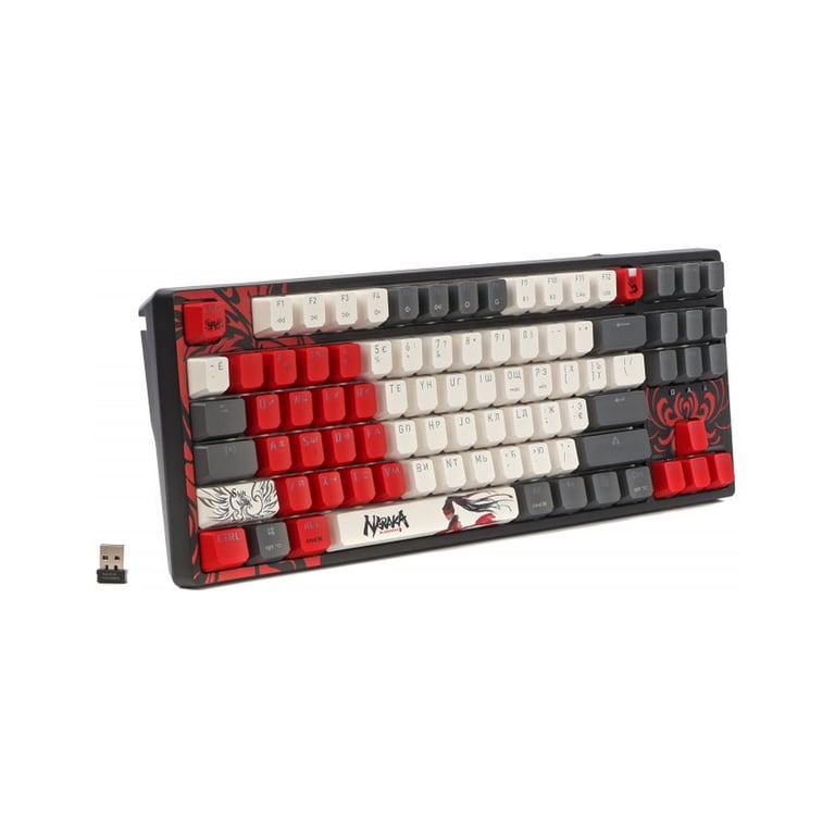Клавіатура A4Tech Bloody WS87 Naraka Wireless/Bluetooth Black/Red (4711421001113) - фото 3
