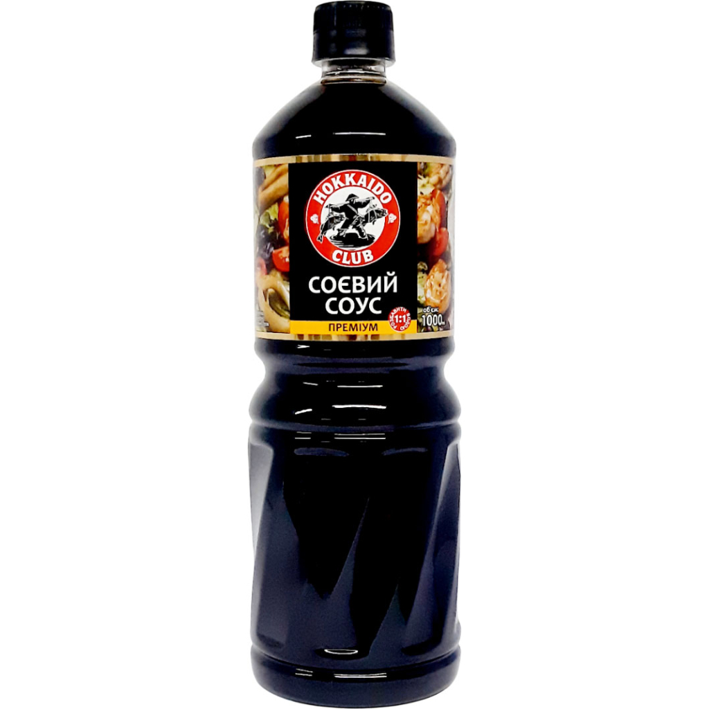 Соус Hokkaido Club Соєвий Преміум 1 л (4820172440369) - фото 1