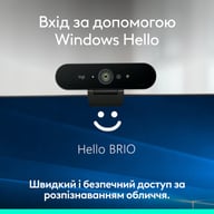 Веб-камера Logitech Brio 4K Ultra HD Graphite (960-001718) - фото 7