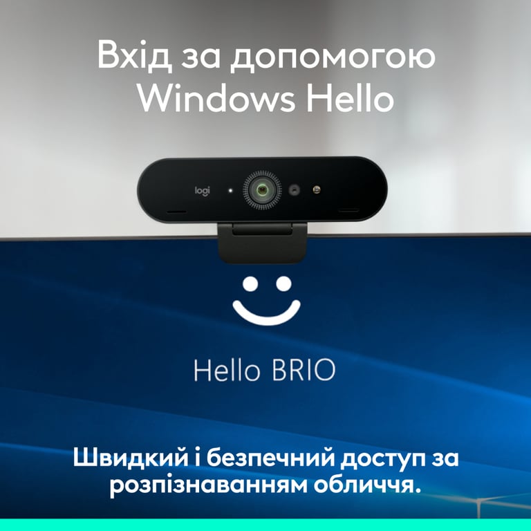 Веб-камера Logitech Brio 4K Ultra HD Graphite (960-001718) - фото 7