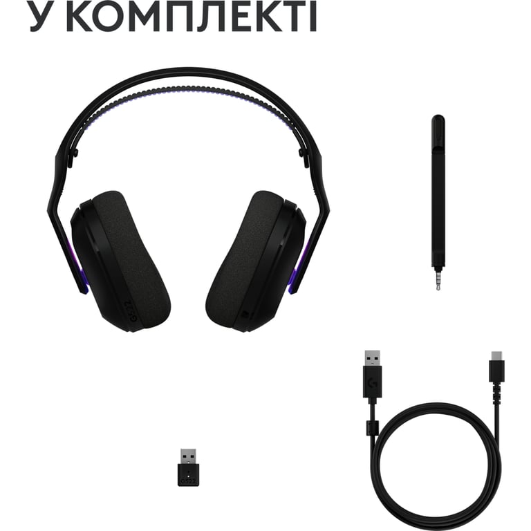 Навушники Logitech G522 Lightspeed Wireless Gaming Headset Black (981-001544) - фото 3